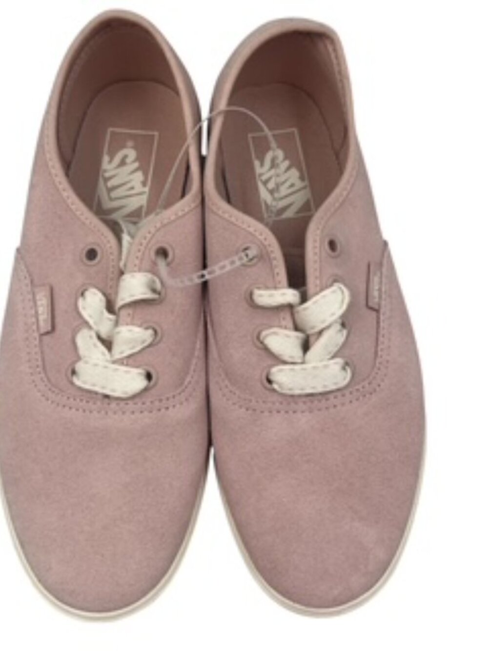 NEW Vans Authentic Lowpro Sneakers Women’s 7.5 Rose Suede Lace Up Shoes NWOB